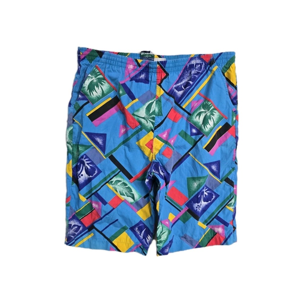 Vintage Men's Swimming Shorts‎ Large  California Beachfront  Lined Boho Y2K